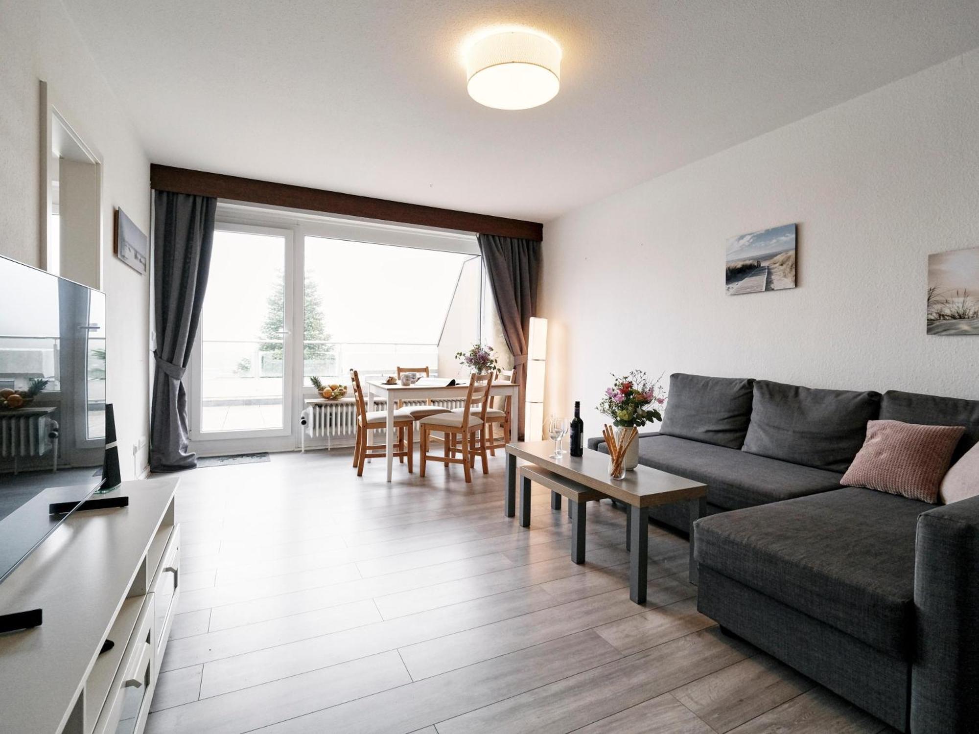 Kuestenliebe -Mit Traumhaftem Meerblick Und Balkon フレンスブルク エクステリア 写真