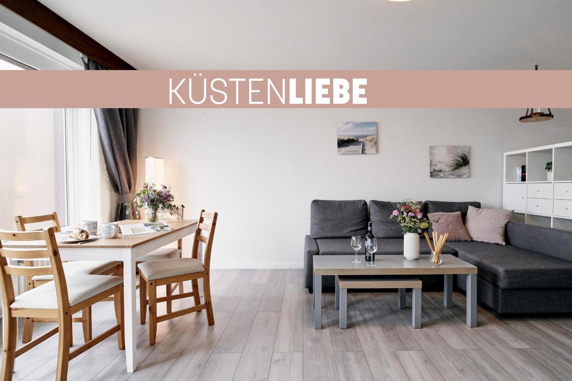 Kuestenliebe -Mit Traumhaftem Meerblick Und Balkon フレンスブルク エクステリア 写真